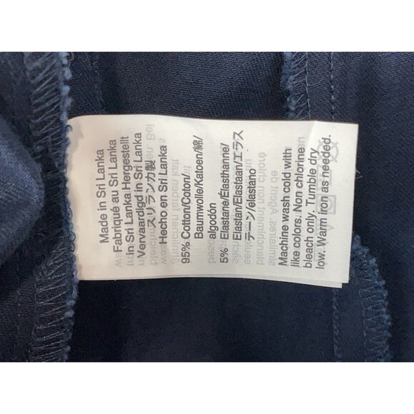 J.Crew Mercantile Women 18 Plus Pants Navy Stretch Ankle Cropped Office Corpcore - Picture 6 of 13